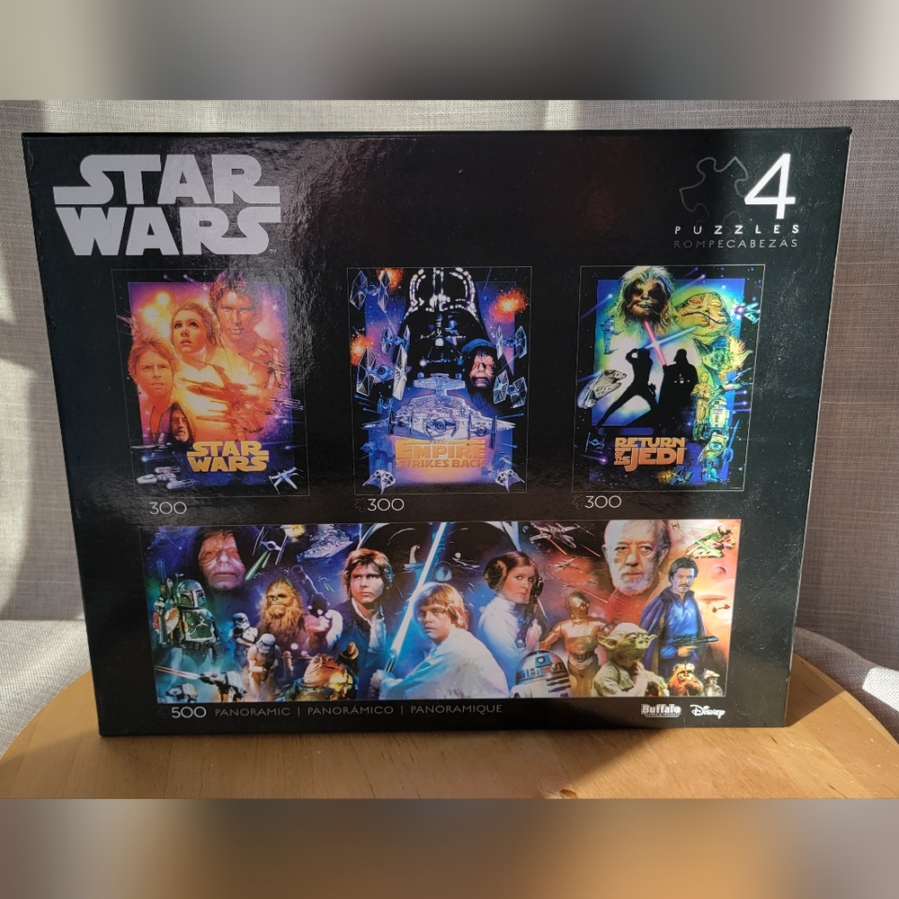 NWT Star Wars™ Collector's Edition 4-in-1 Jigsaw Puzzle Multipack